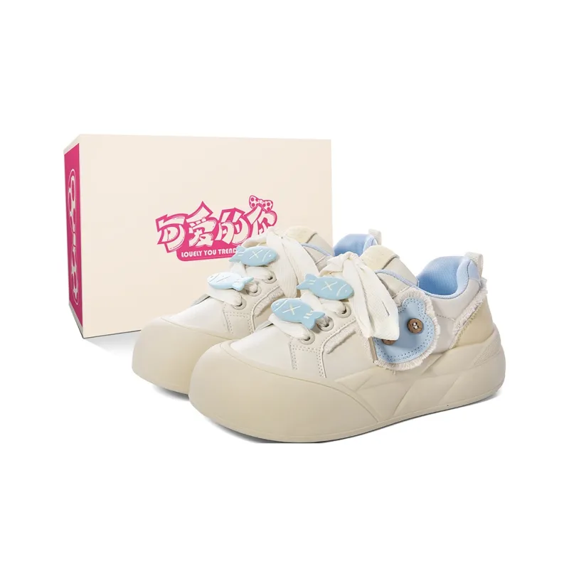 Lovely You Lightweight Anti-Slip Low-Top Skateboard Shoes Women's-12