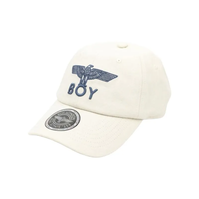 Boy London Polyester, Cotton Baseball Caps Unisex White-0