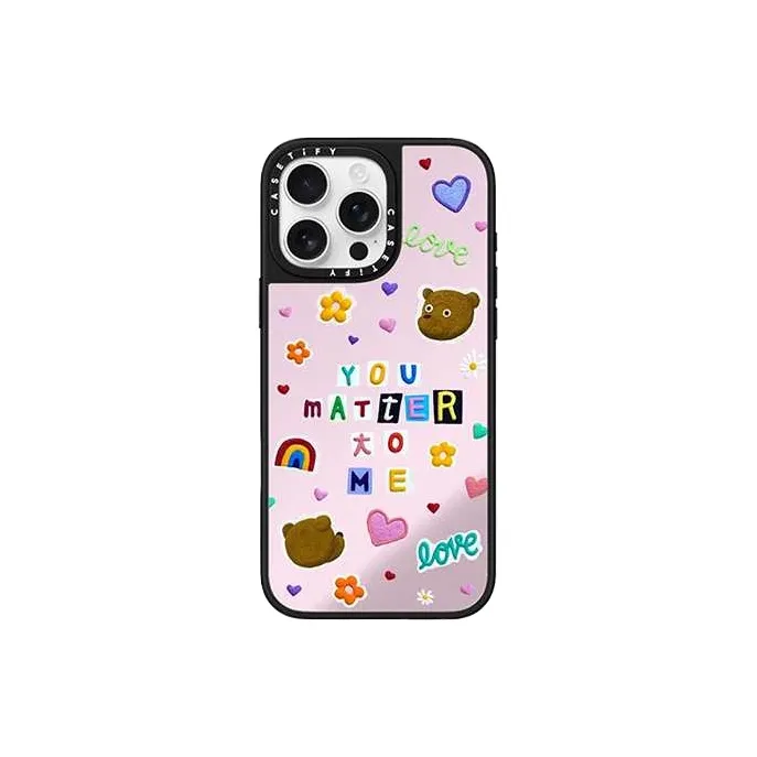 CASETIFY PC Material Impact Resistant Mirror Finish Full Surround Magsafe Phone Case Compatibility IPhone16 Cute Style-0