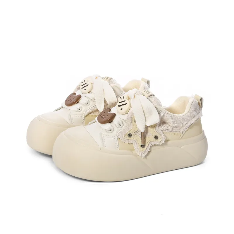 Lovely You Lightweight Cushioning Wear-Resistant Low-Top Skateboard Shoes Women's-2