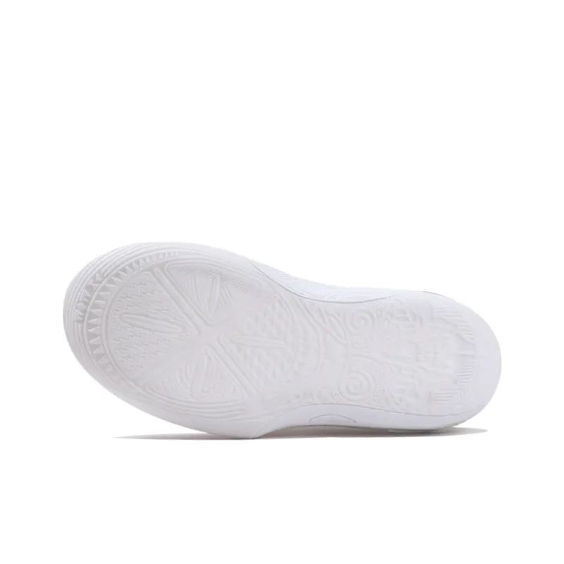 LiNing Wow11 Slip Resistant And Abrasion Resistant Coverage Mid Top Carbon Core Technology Basketball Shoes Men's White-4