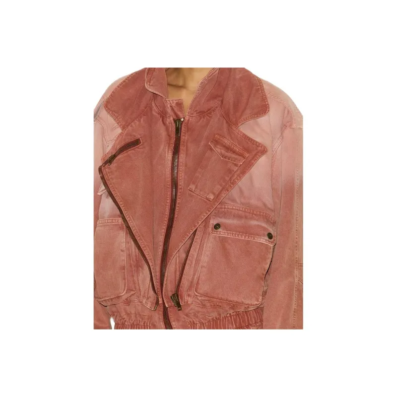 ISABEL MARANT Aneli Biker Jacket-4