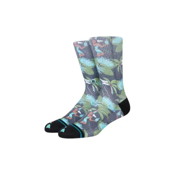 Stance Mid Calf Socks Unisex 1 Pack Washed Black