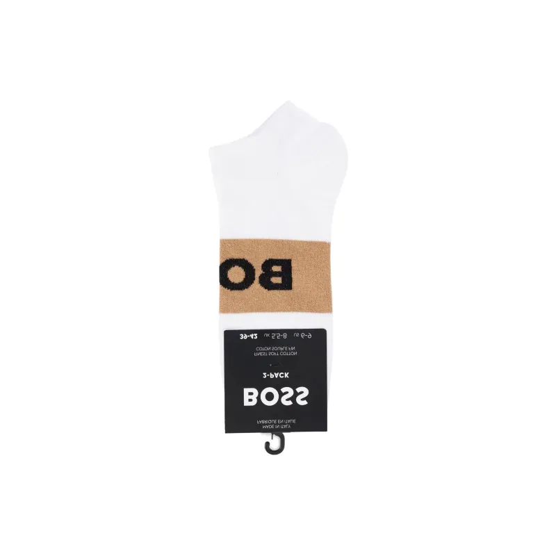 HUGO BOSS Two Pack Of Ankle Length Socks With Logo Details Ankle Socks Men's 2 Pack-1