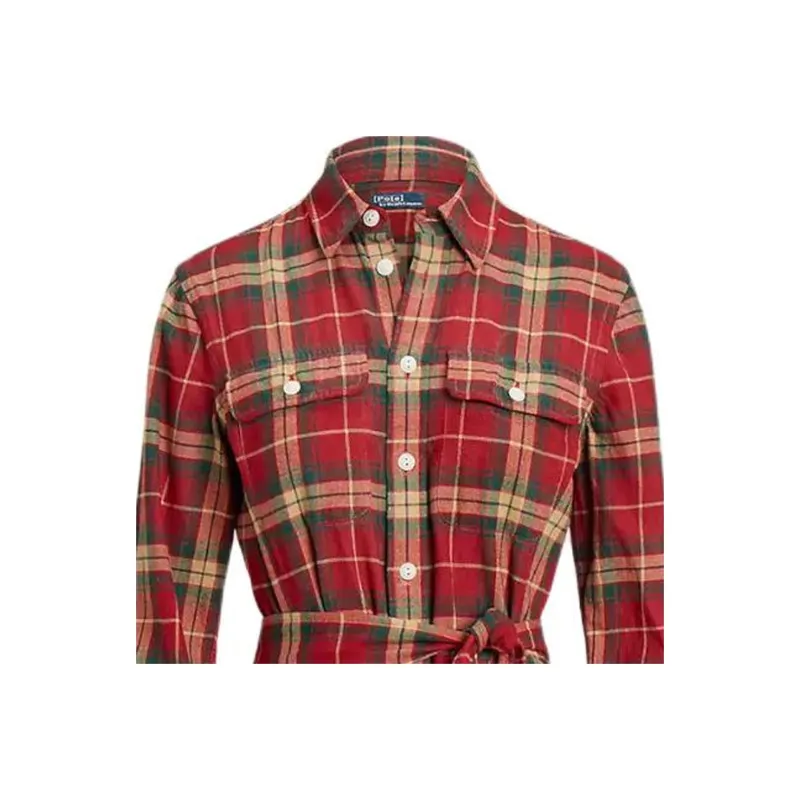 Polo Ralph Lauren Long-Sleeved Dresses Women's Red-4