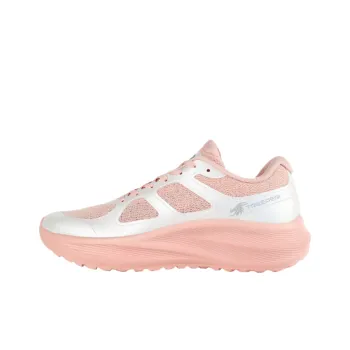 TREEPERI Running Shoes Women's Low Top Pink, Ecru