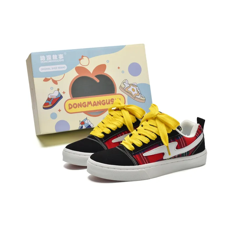Anime Story Slip Resistant, Abrasion Resistant, Lightweight, Breathable Low Top Skateboard Shoes Unisex-20