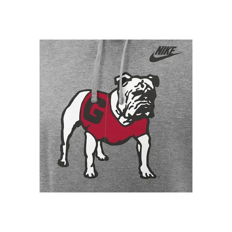 Nike Georgia Bulldogs Legacy Club Primary Logo Men's Nike College Pullover Hoodie-2