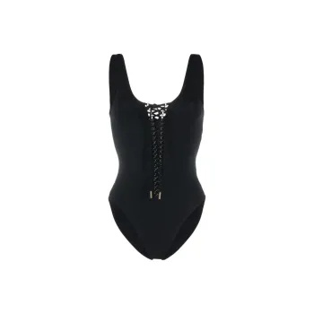 SAINT LAURENT Saharienne Braid Detailed Swimsuit
