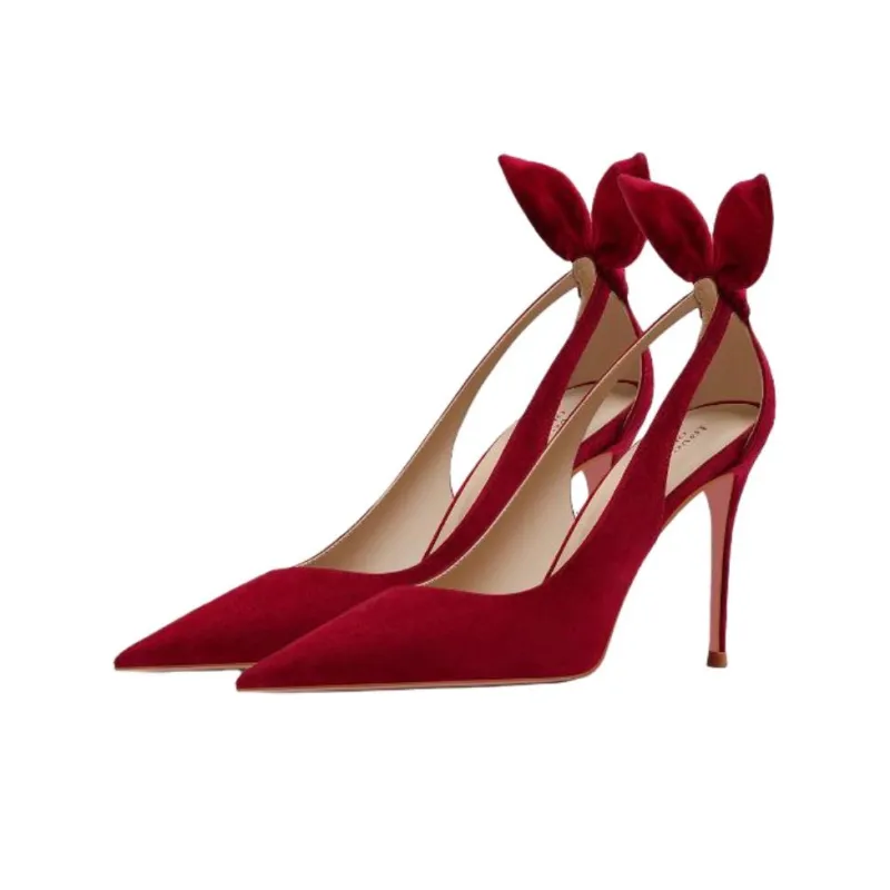 Ruby L Slim Heel High Heels 9.5cm Women's-1