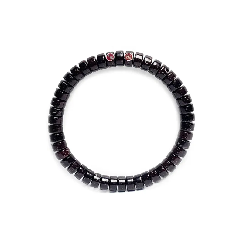 MOUNTAINS AND MANS Coconut Shell Beads New Chinese Style Wealth And Good Luck Beaded Bracelet Unisex-10