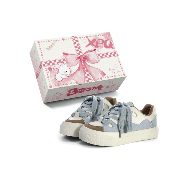 XPQ Coverage Warm Anti-Slip And Wear-Resistant Low-Top Skateboard Shoes Women's-30