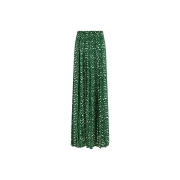 FERRAGAMO SS25 Casual Long Skirt Women's Green