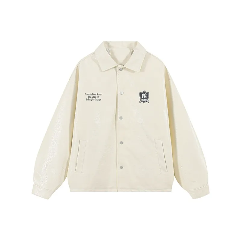 FAX FOR FMACM Leather Jacket Unisex-2