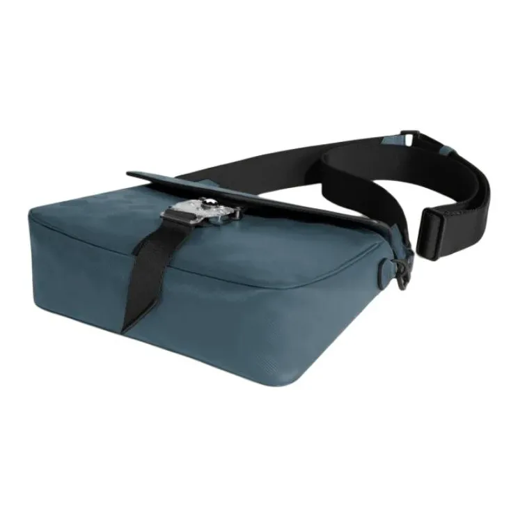 MONTBLANC Cow Leather Envelope Bag, Shoulder Bag Men's Avio Blue-3