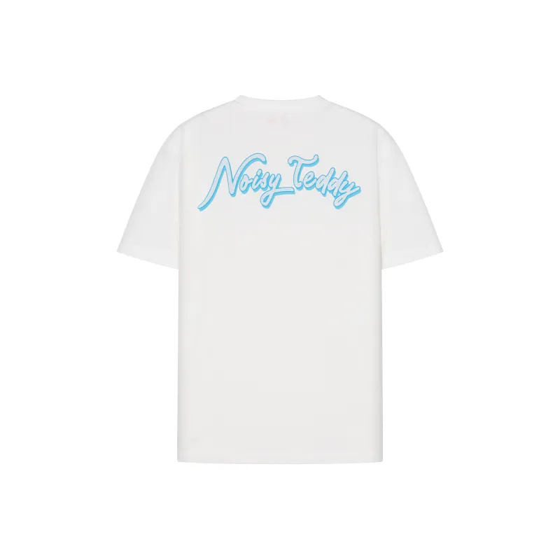 NOISY TEDDY Short Sleeved T Shirts White Unisex-2