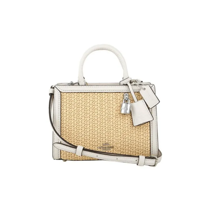 COACH Zoe Shoulder Bag Crossbody Bag Handbag Small Size Women's Ecru-0