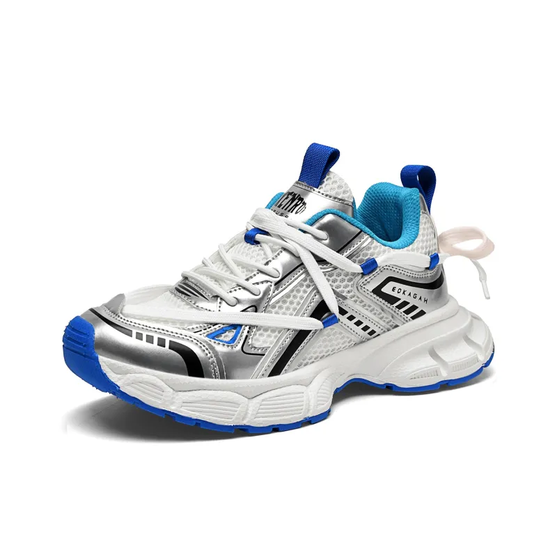 DIKENROK Height Increasing Abrasion Resistant Lightweight Breathable Slip Resistant Low Top Chunky Sneakers Unisex-31