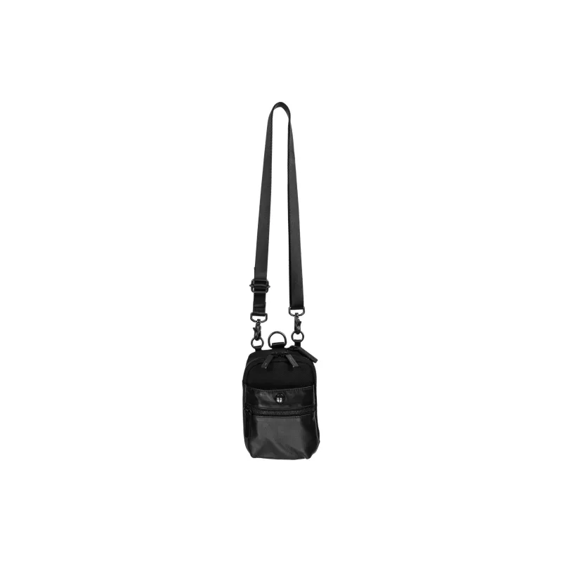 Yohji Yamamoto Leather Cell Phone Pouch Crossbody Bag Shoulder Bag Unisex Black-0