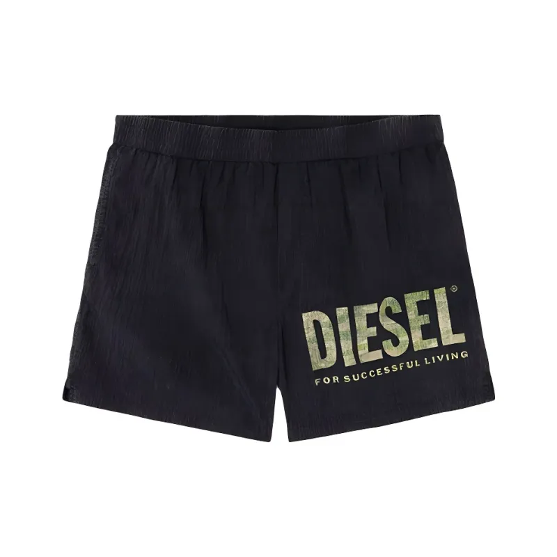 DIESEL Logo Printed Swim Shorts-0