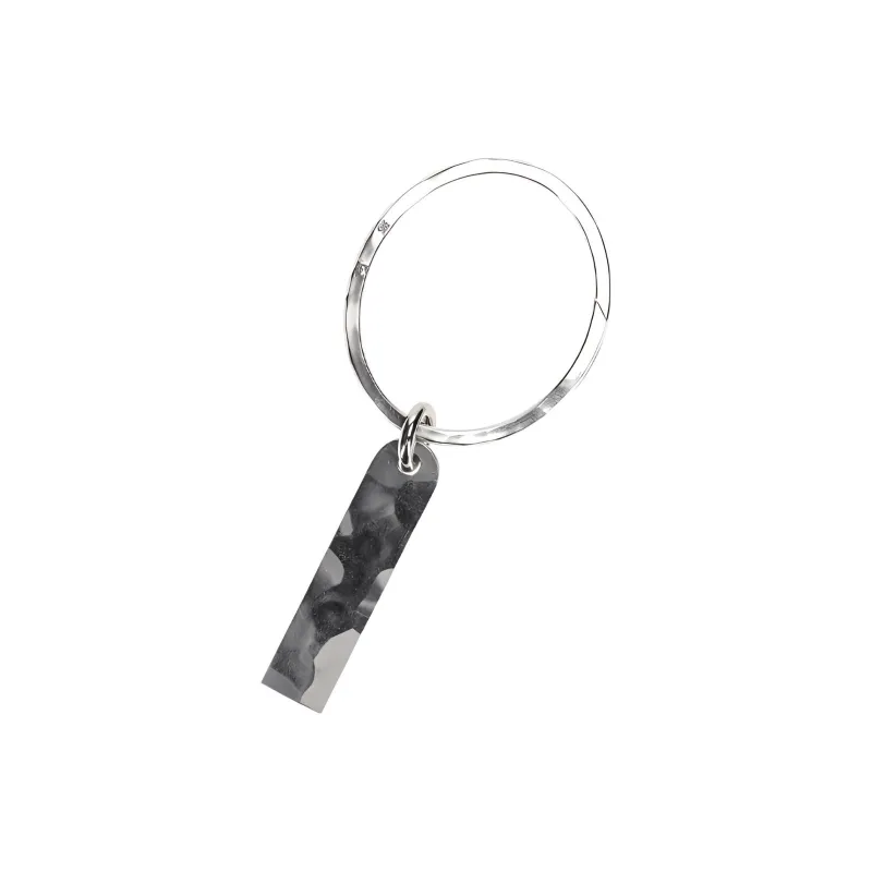 Werkstatt Munchen Name Plate Silver Keyring-1