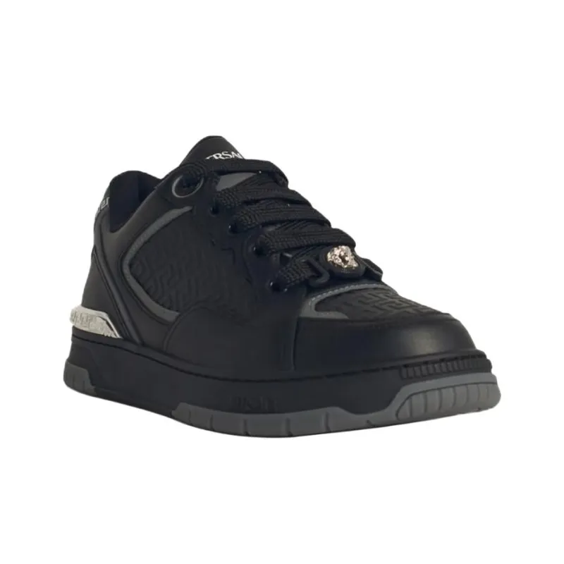 VERSACE Greca Versace Low Top Skateboard Shoes Men's Black-2