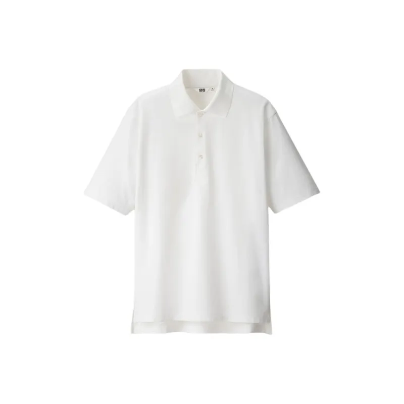 UNIQLO Polo Shirts Men White-0