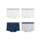 4 Pack (White+White+Navy Blue+Gray)