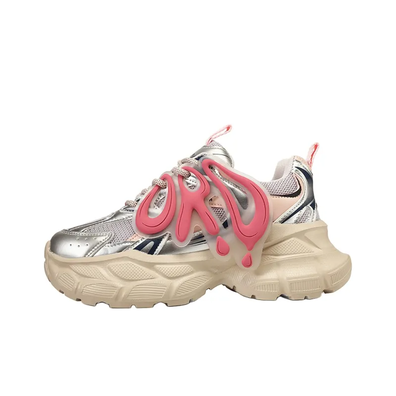 ORD Anti-Slip And Wear-Resistant Lightweight Low-Top Chunky Sneakers Women's-0