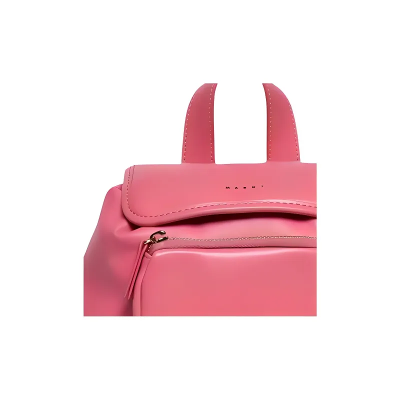 MARNI Artificial Leather Backpack Women's Pink-4