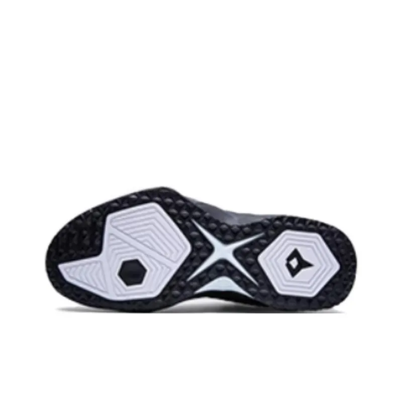 QIAODAN Cushioning Wear Resistant High Top Basketball Shoes Men's Black-3