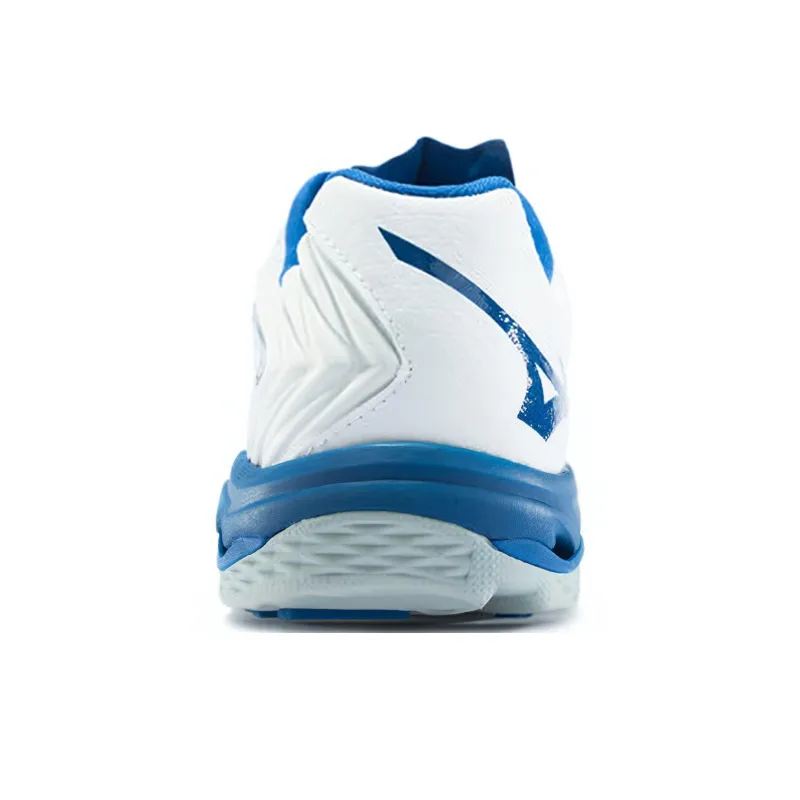 Mizuno Wave Lightning Z5 Cushioning Low-Top Training Shoes Unisex White Red Blue-4