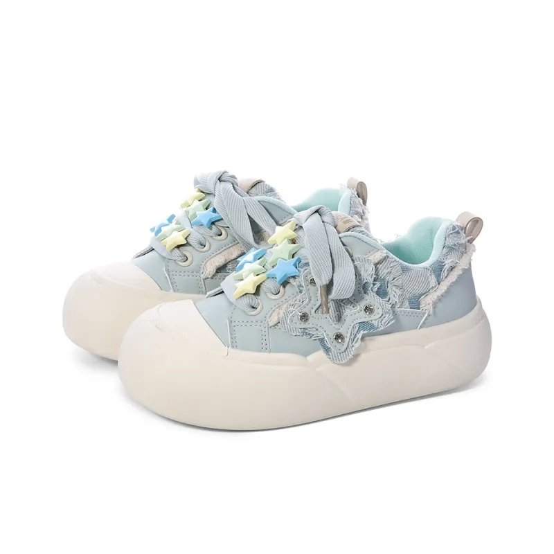 Lovely You Lightweight Cushioning Wear-Resistant Low-Top Skateboard Shoes Women's-44