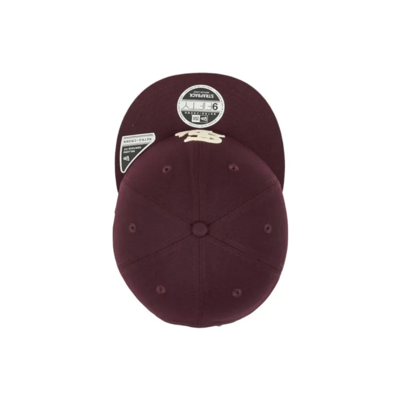 New Era Polyester Baseball Caps Unisex Burgundy-4