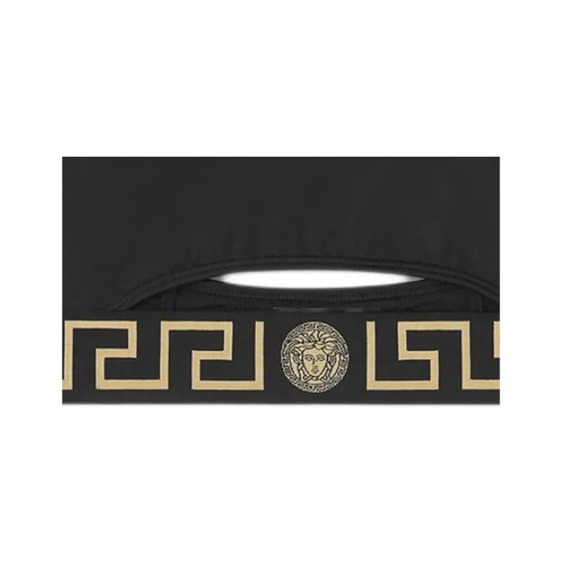 VERSACE Greca Border Cut Out Detailed Bikini Top-2