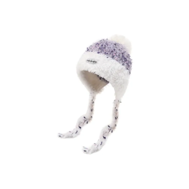 FREE RABBITⅡ Versatile Fall And Winter Fashionable Face Framing Warm Ear Protection Headwrap Hat Women's-6