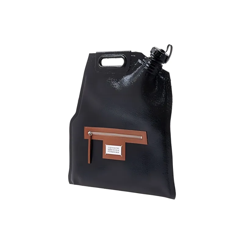 Maison Margiela PU Handbag Men's Black-2