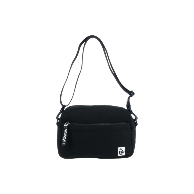 CHUMS Cotton Crossbody Bag, Shoulder Bag Trumpets Unisex Black-1