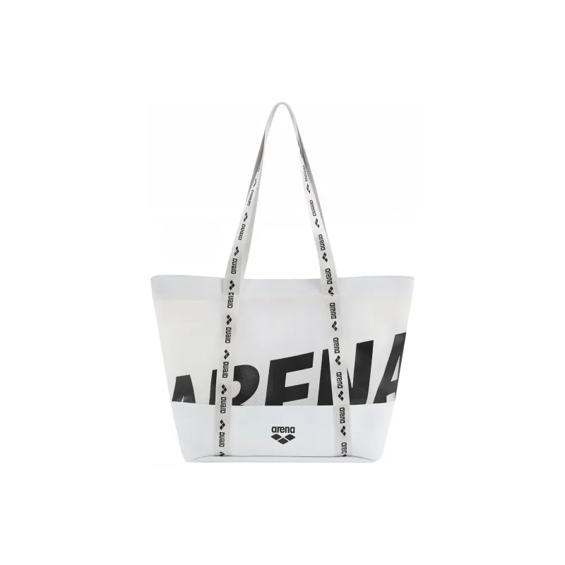 Arena Waterproof Fabric Tote Bag, Shopping Bag, Handbag, Shoulder Bag Unisex White-0