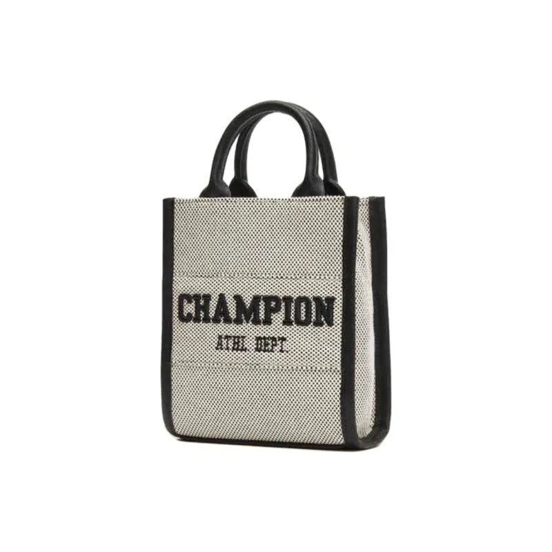 Champion Fabric Tote Bag Shopping Bag Handbag Small Size Women's Brown/Dark Blue/Black/White-13