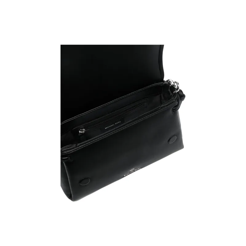 MICHAEL KORS Pearl Calfskin Portable Crossbody Bag Shoulder Bag Medium Size Women's Black-5