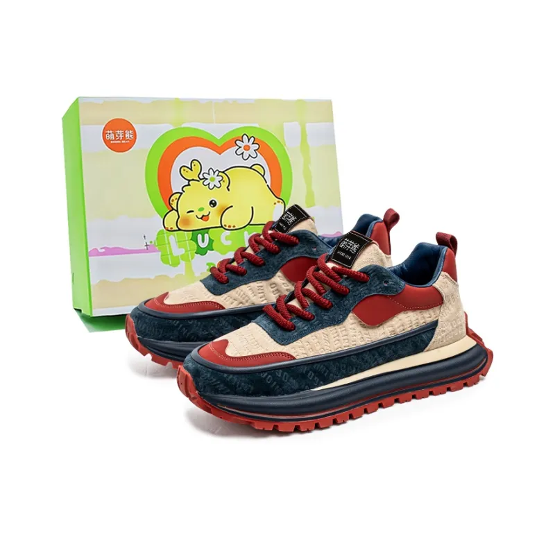 Budding Bear Anti Slip And Wear Resistant Lightweight Rebound Low Top Casual Shoes Men's-10