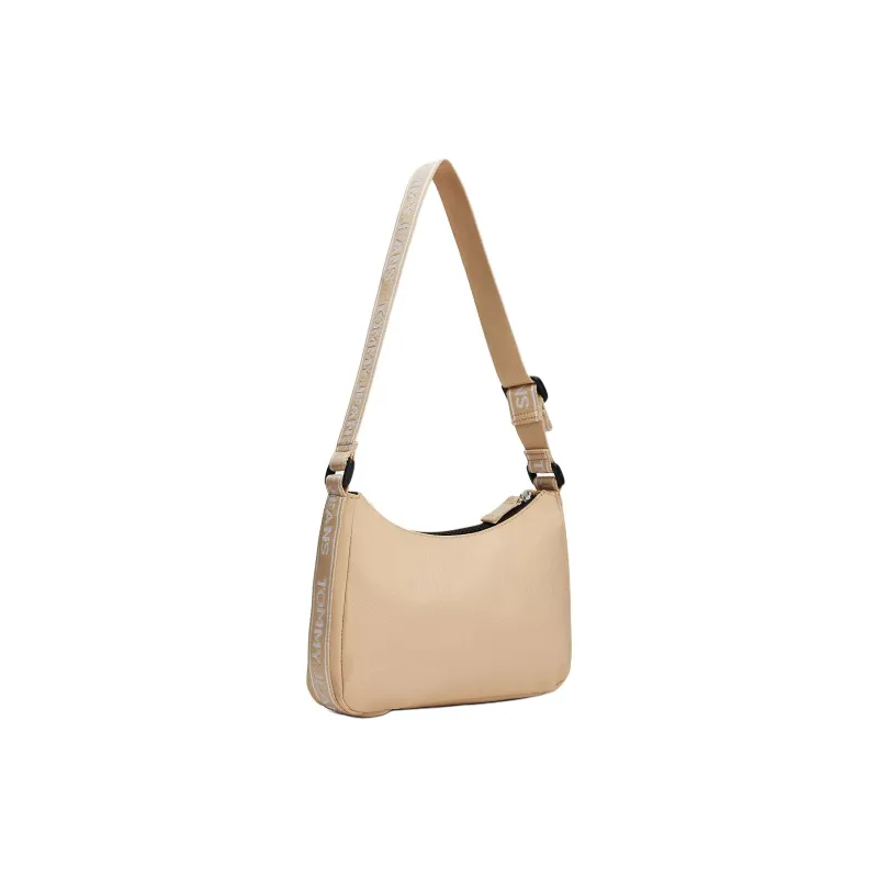 Tommy Hilfiger Polyester One Shoulder Handbags Regular Women's Gold-1