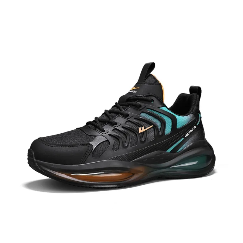 WARRIOR Running Shoes Men Low Top Orange-1