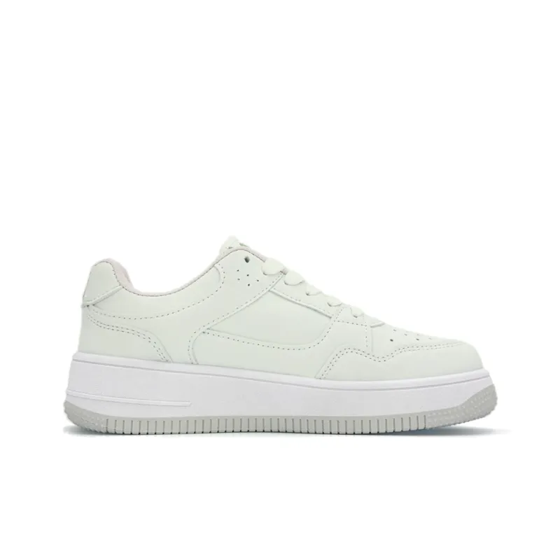 ALI THE FOX Low Top Skateboard Shoes Unisex White-38