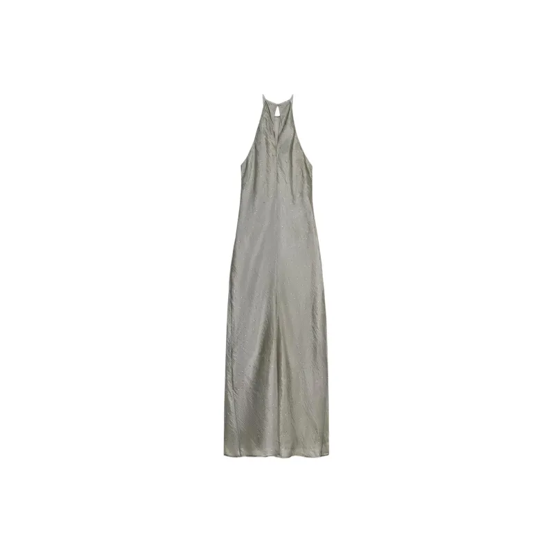 ZARA Sleeveless Dresses Women's Medium Gray-1