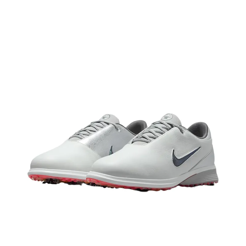 Nike Victory Tour 4 Abrasion Resistant Low Top Golf Shoes Unisex White Gray-2