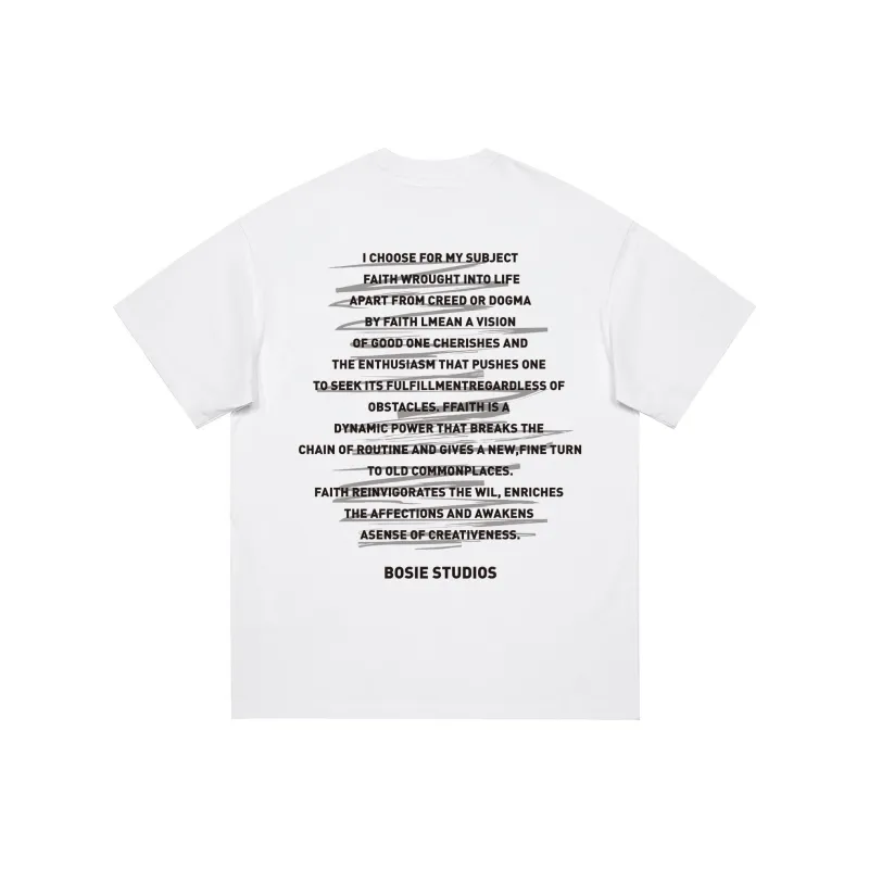 Bosieagender Short Sleeved T Shirts Unisex-2