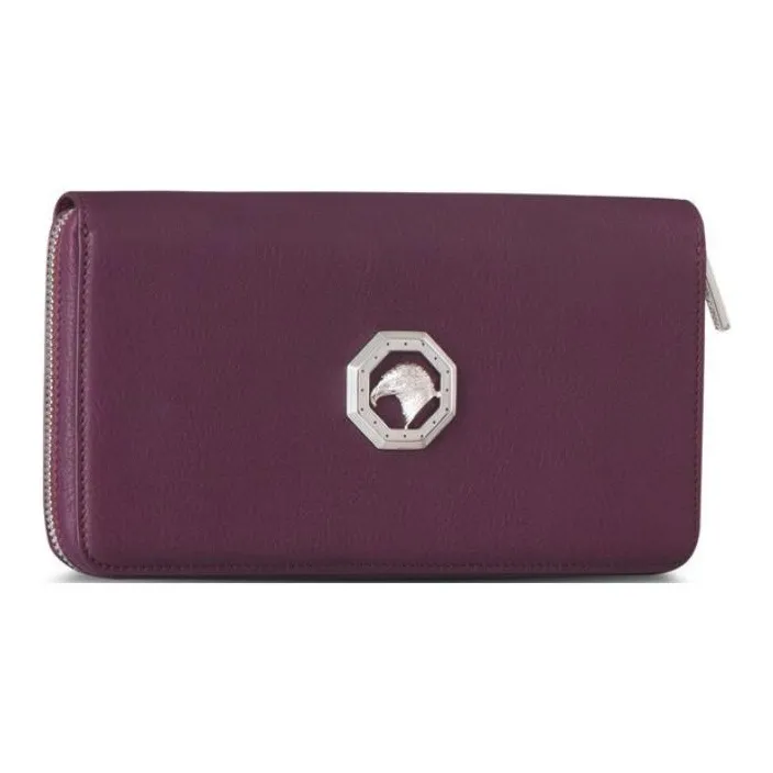 STEFANO RICCI Calfskin Wallet Women's Fuchsia-1