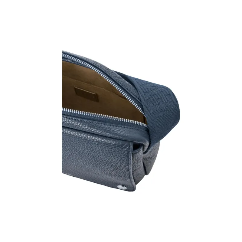 LOEWE Anagram Calfskin Messenger Bag Crossbody Bag Medium Size Men's Indigo-2